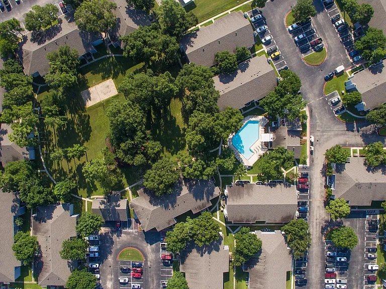 Aerial View of Lakewood Apartments
