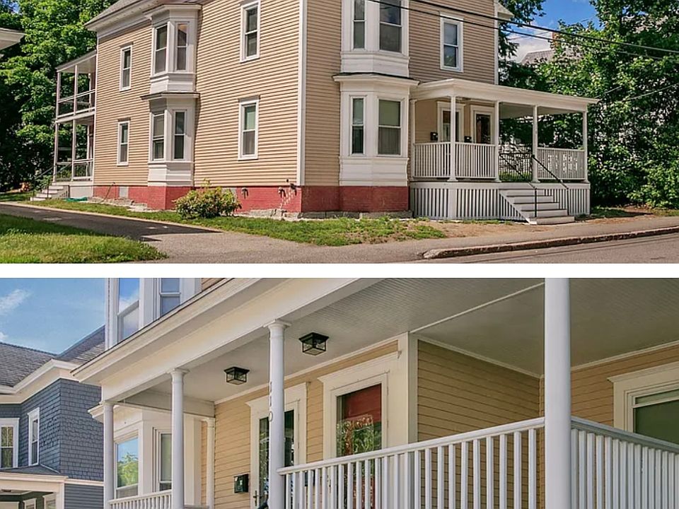 Charming New England home with a lovely front porch. Seperate entrances for 2nd floor apartment ($2100) and 1rst floor apartment.