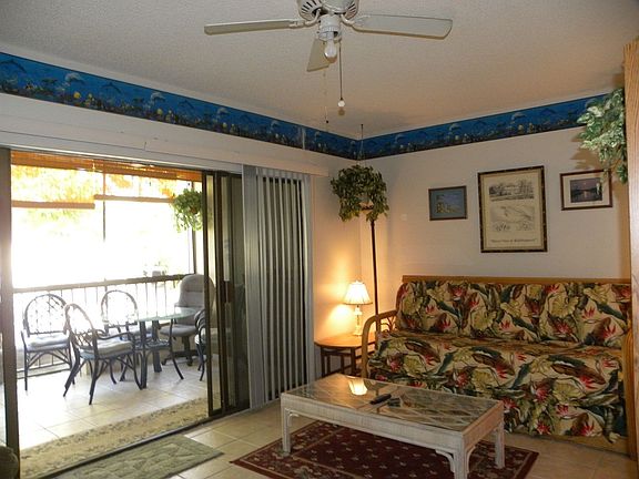 Opens out to screened lanai