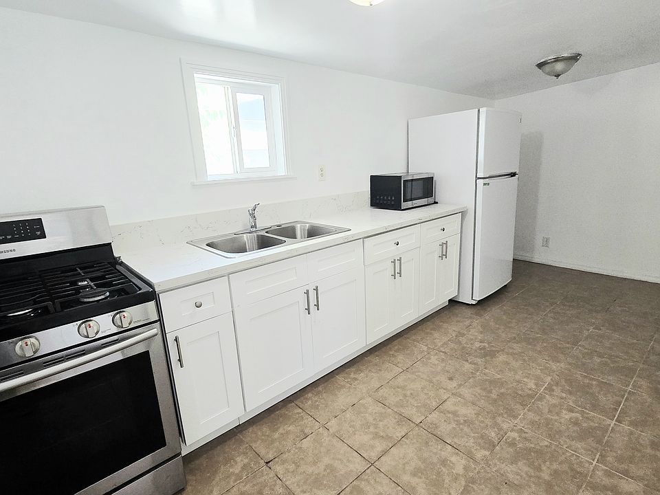 Kitchen and living space.