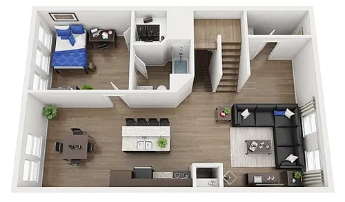Floor plan 4 Bedroom Townhouse