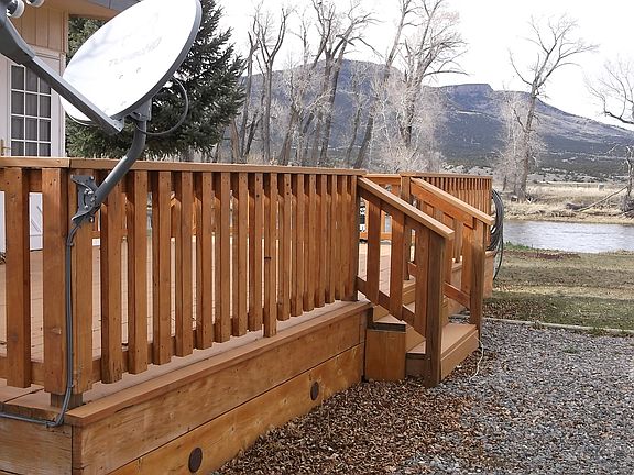 Large Deck Facing River