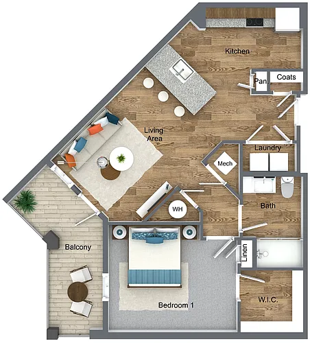 Floor plan The Hickory