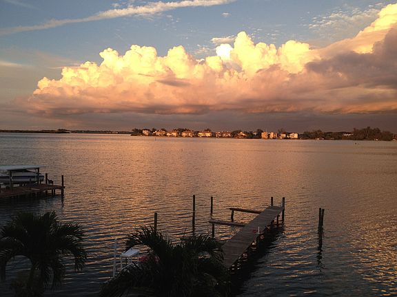 Dock From Bayside Balcony