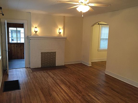 Living room with view to sun room