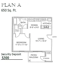 Floor plan Plan A