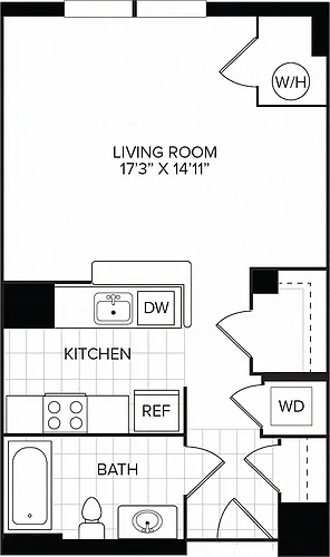 Floor plan The Astoria