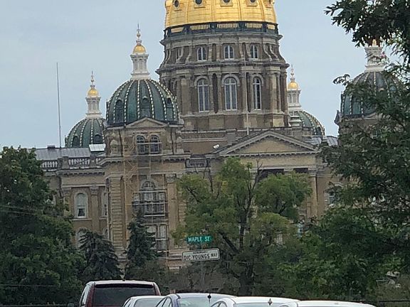 View from the backside of building