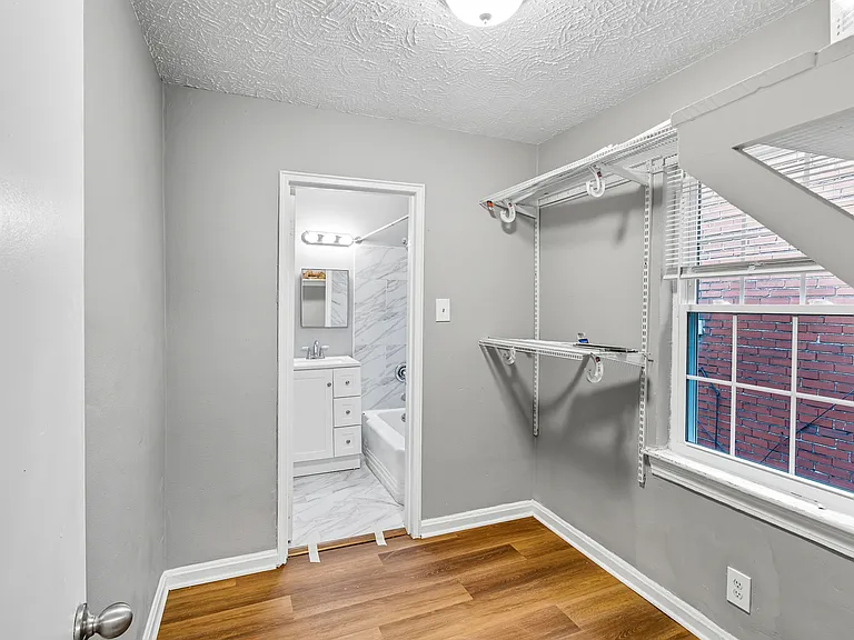 Pass-through closet