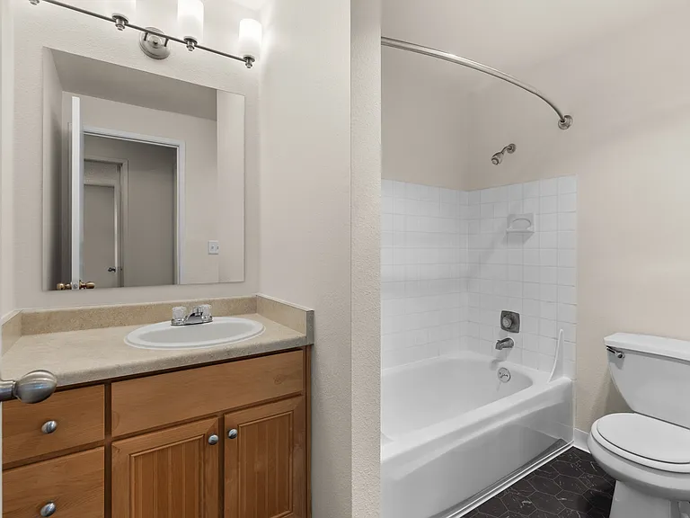 Experience the serenity and style of this elegantly designed bathroom space. Experience the serenity and style of this elegantly designed bathroom space.