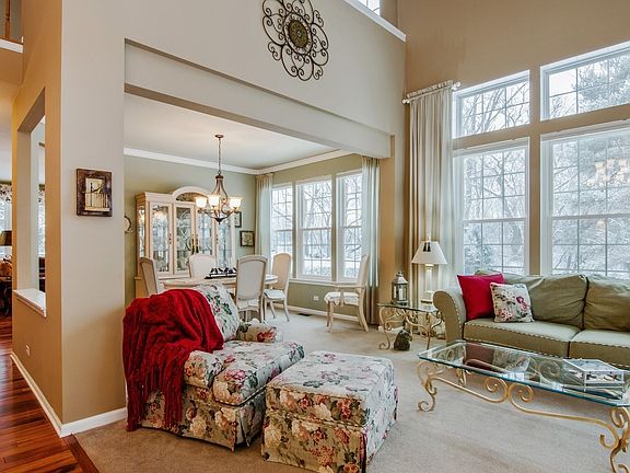 LIGHT AND BRIGHT TWO STORY LIVING ROOM WITH A VIEW