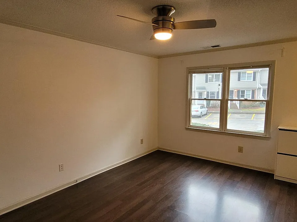 Living area facing the front window.