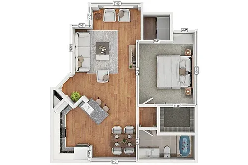 Floor plan 1A1