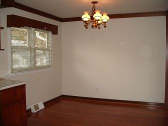 Dining room with hardwood