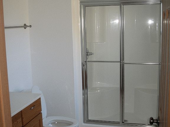 Clean spacious bathrooms.