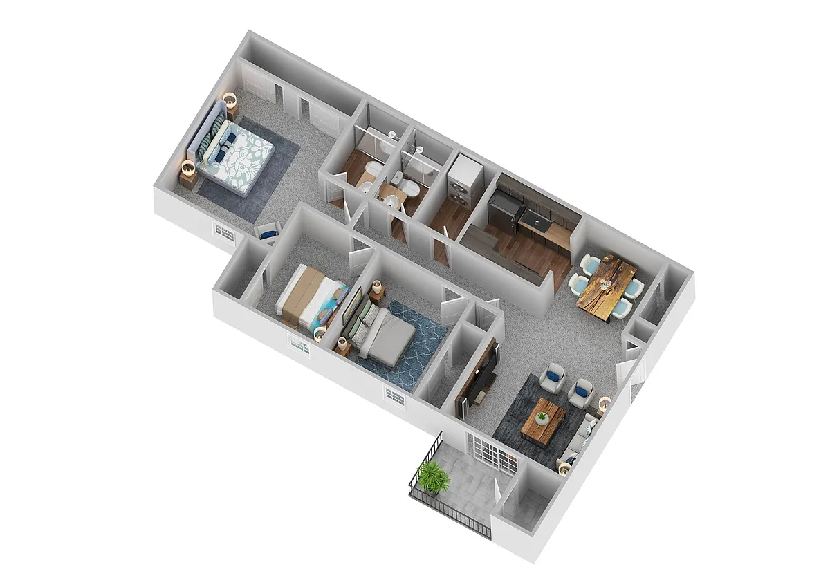 Floor plan The Oaks