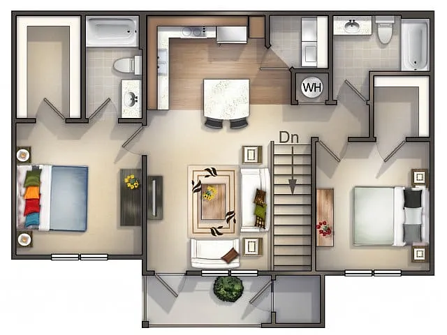 Floor plan St. Andrews (B2)