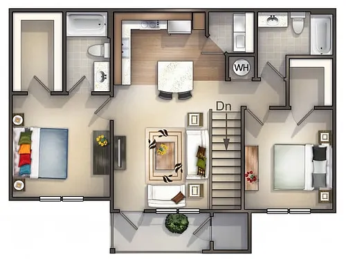 Floor plan St. Andrews (B2)