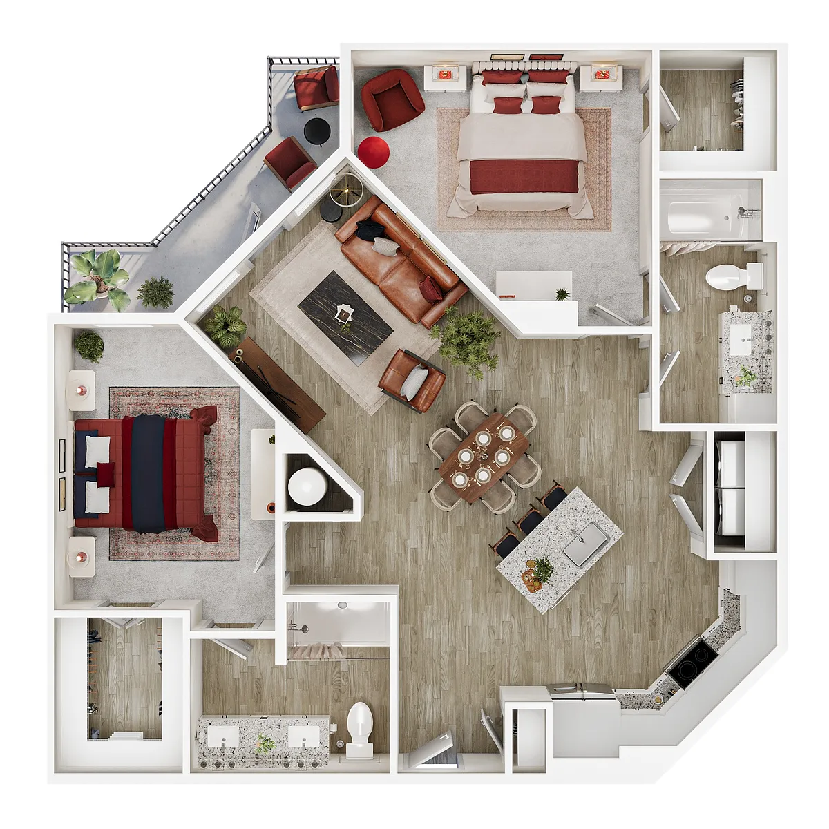 Floor plan B2