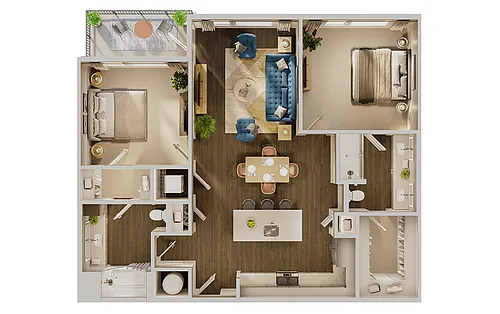 Floor plan B3