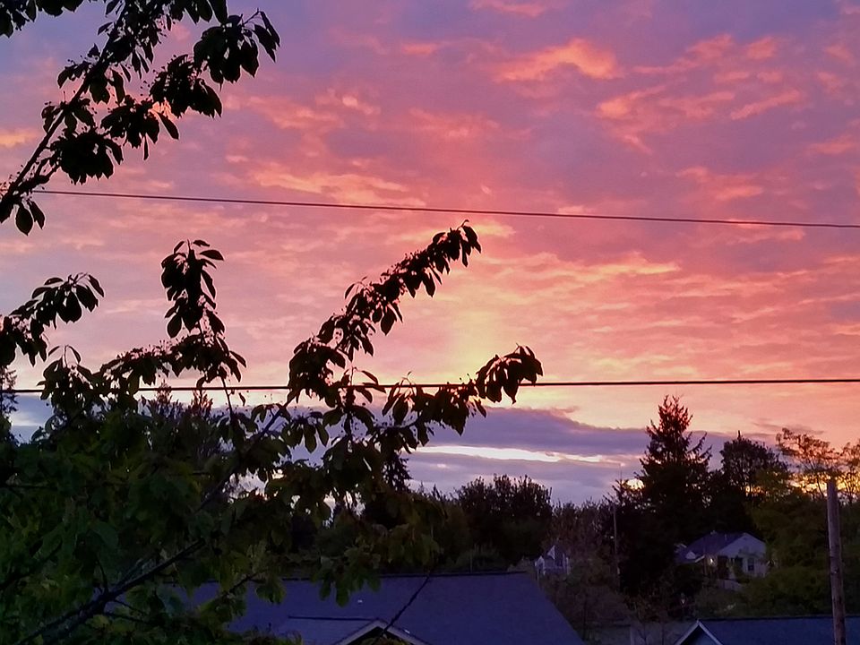 Sunset from apartment