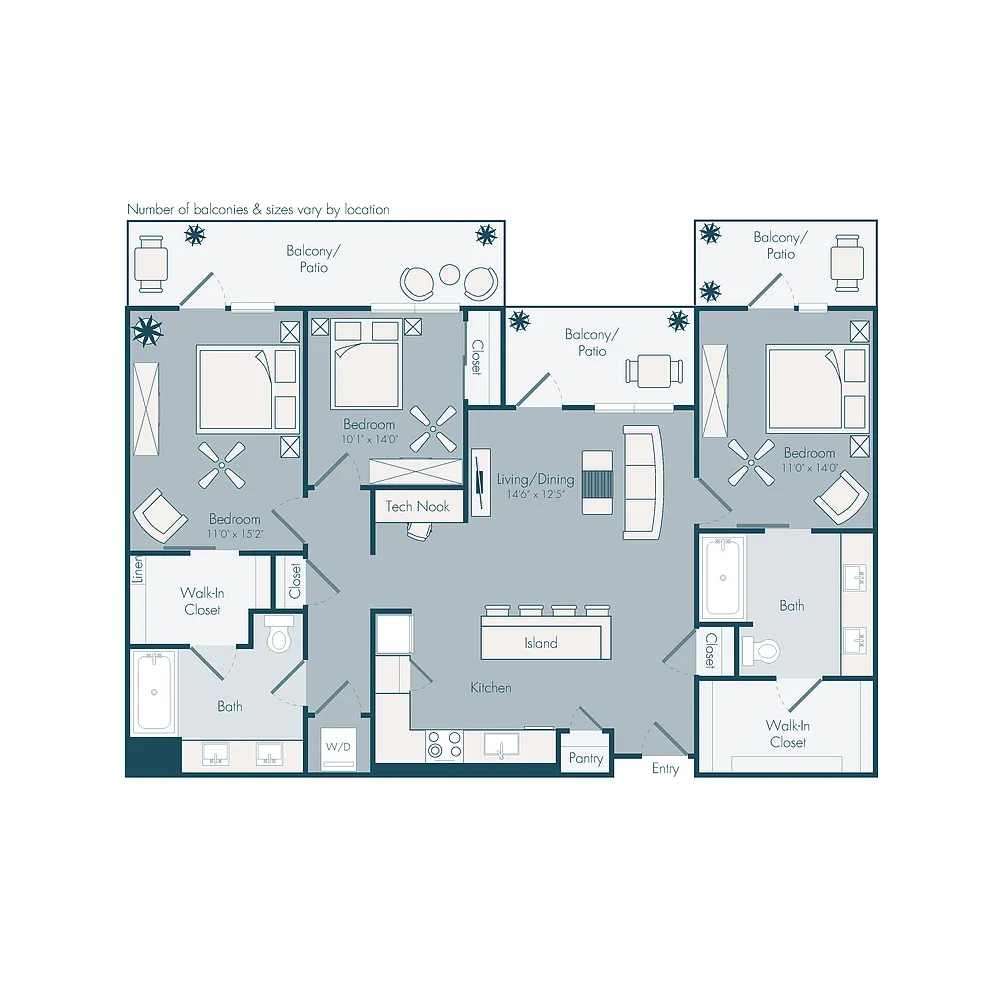 Floor plan C1