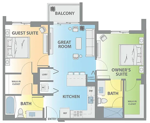 Floor plan Cancun