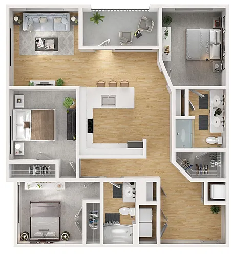 Floor plan C1