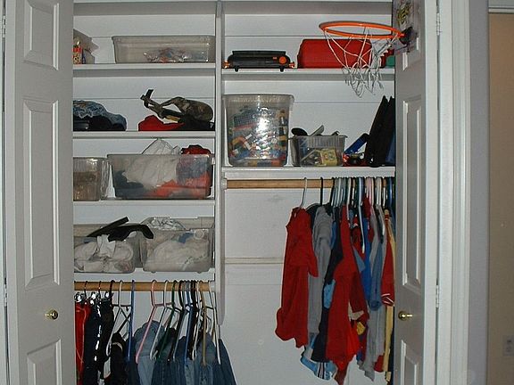 Closets are very spacious with built in organizers