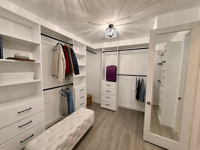 Built-in California Closet (Primary Suite)