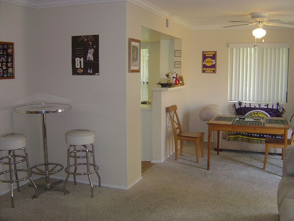 living room and dining