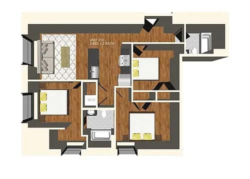 Floor plan Garbers Gables 210