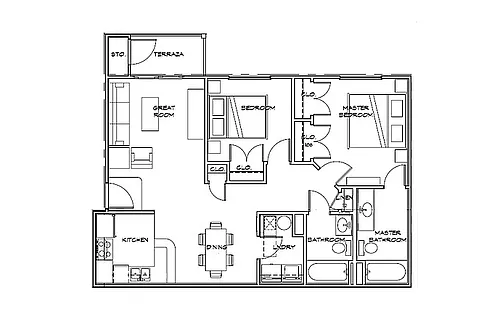 Floor plan The Browning