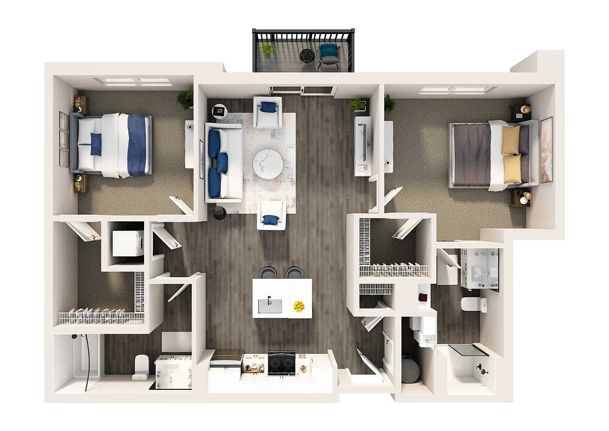 Floor plan The Quincy Terrace