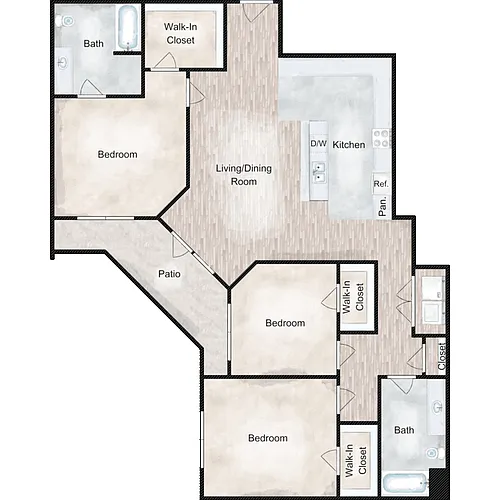 Floor plan C3A