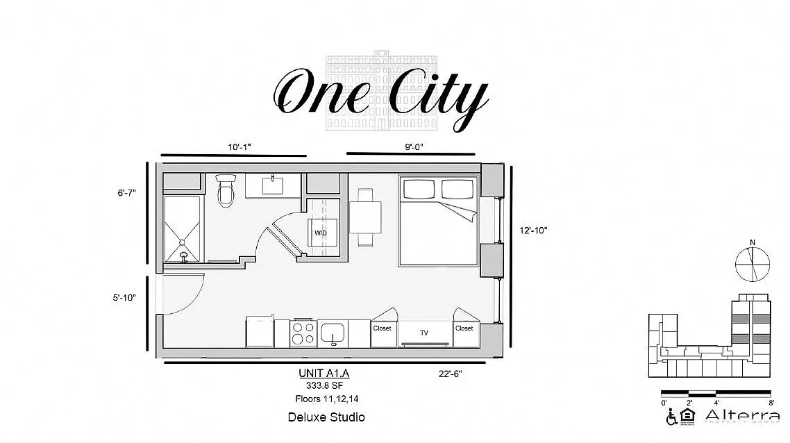 Floor plan Residence - A1.A
