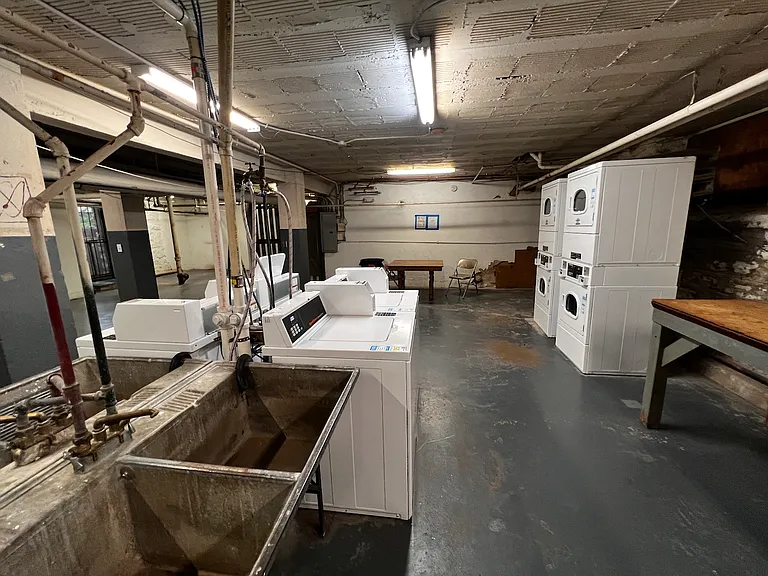 Large laundry room.