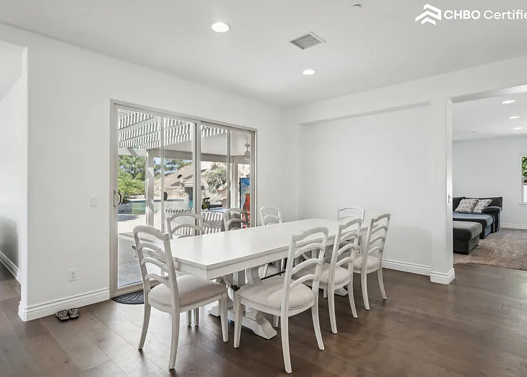 Large Dining Table with seating for 8-10