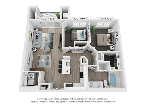 Floor plan B3