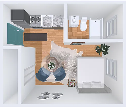 Floor plan studio 17