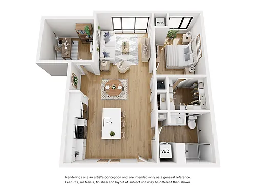 Floor plan AD3-893 Den