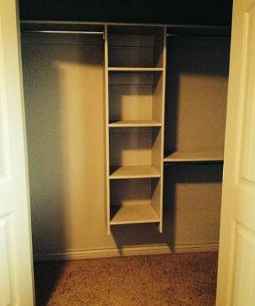Upstairs closet