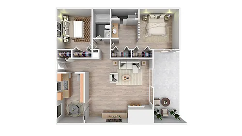 Floor plan 2 X 2