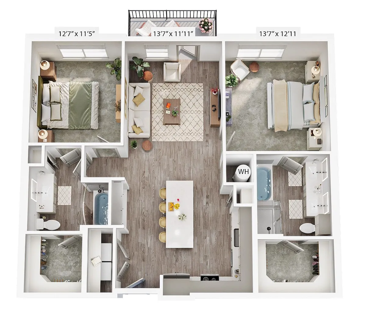 Floor plan B2