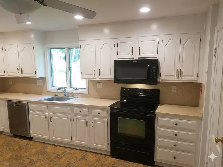Kitchen cabinet refinishing plan for summer