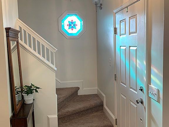 Stairs to second level