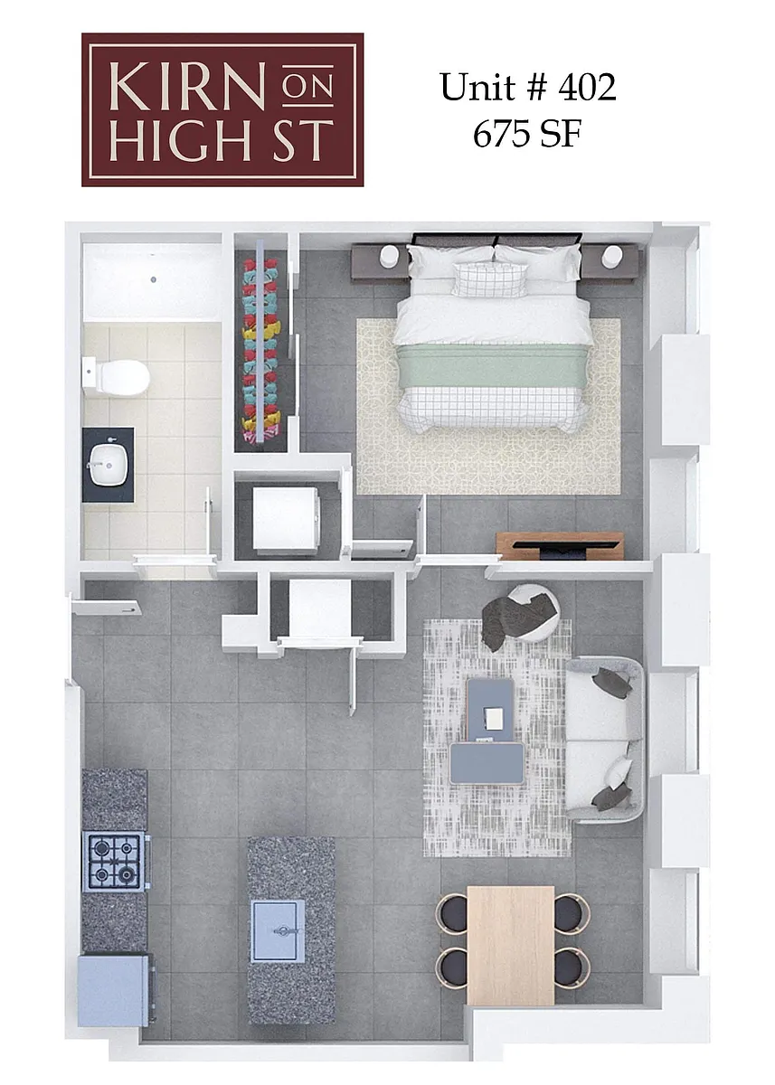 Floor plan Kirn on High Street 402