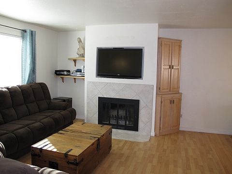 Wood Burning Fireplace