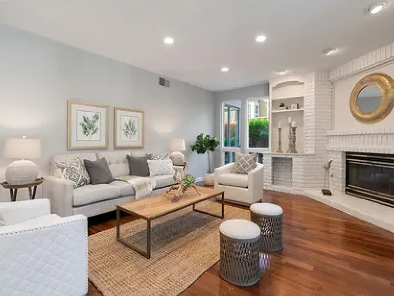 Well lit family room