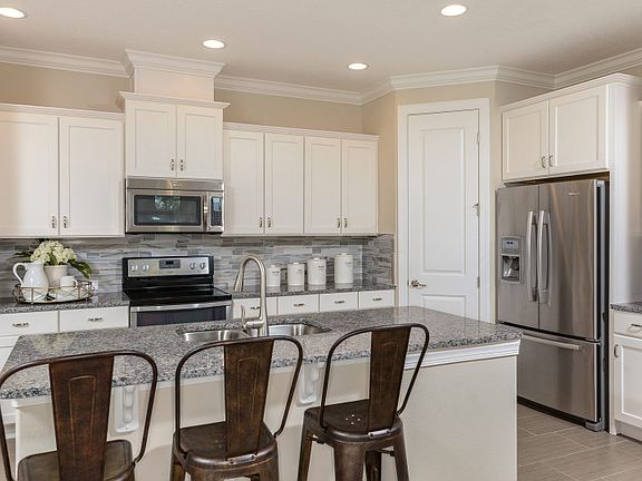 Open gourmet kitchen